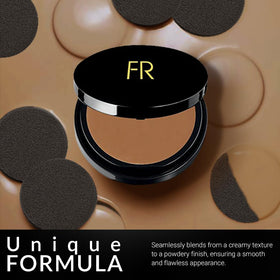 Flori Roberts lifestyle image with woman of color benefit: natural matte radiance