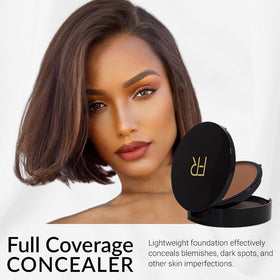 Flori Roberts shade range display showing 14 deeper tones for accurate matching