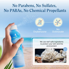Florida Salt Scrubs bottle in hand showing real size for travel