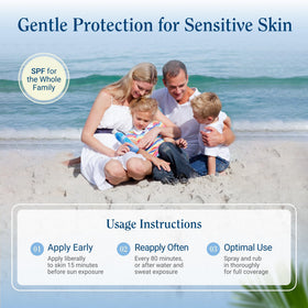 Florida Salt Scrubs bottles on beach towel showing reef-safe vacation use