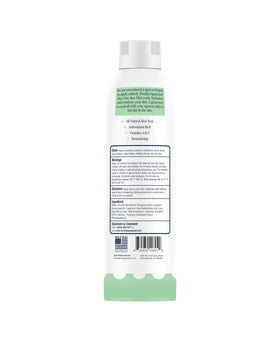 Florida Squeezed mist being applied to skin demonstrating cooling relief