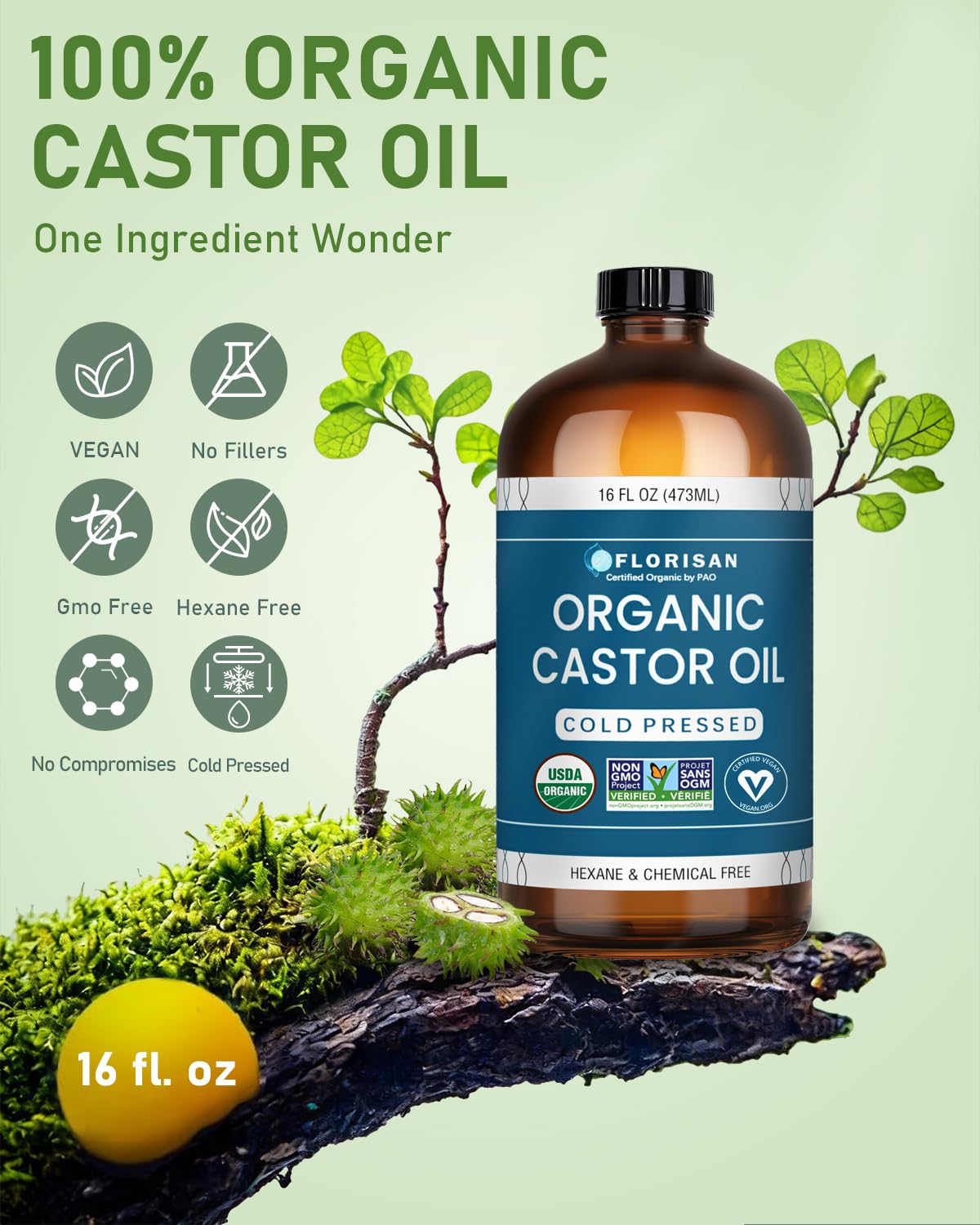 Florisan application hands massaging scalp demonstrating improved hair conditioning