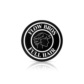 Flow Bros jar front packaging showing label and strong hold benefit