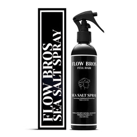 Flow Bros front packaging showing bottle and label, highlighting clean ingredients