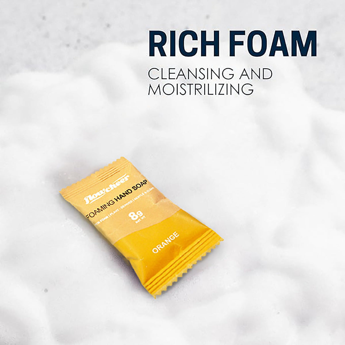 flowcheer tablet dissolving in water demonstrating fast mix benefit