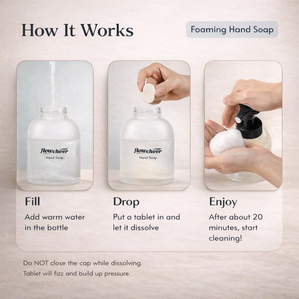flowcheer tablet held in hand showing compact size and easy storage