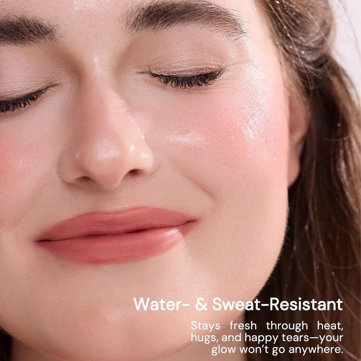 Flower Knows application with fingers demonstrating easy blending benefit