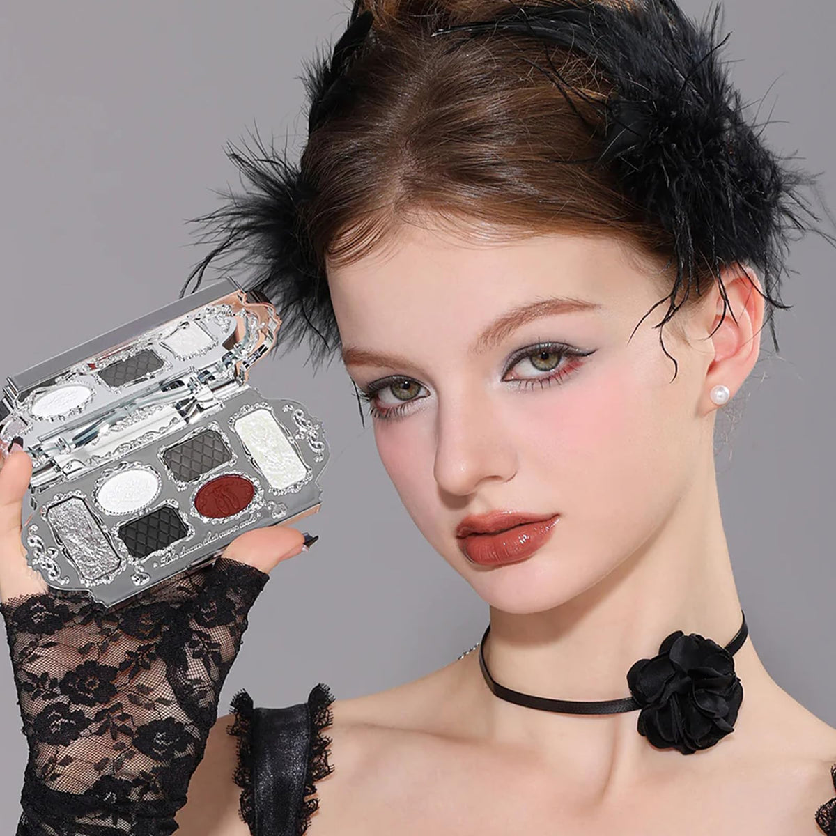 Flower Knows palette on dresser lifestyle shot promoting decorative gift appeal