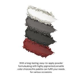 Flower Knows open palette overhead view highlighting six shades for versatile looks
