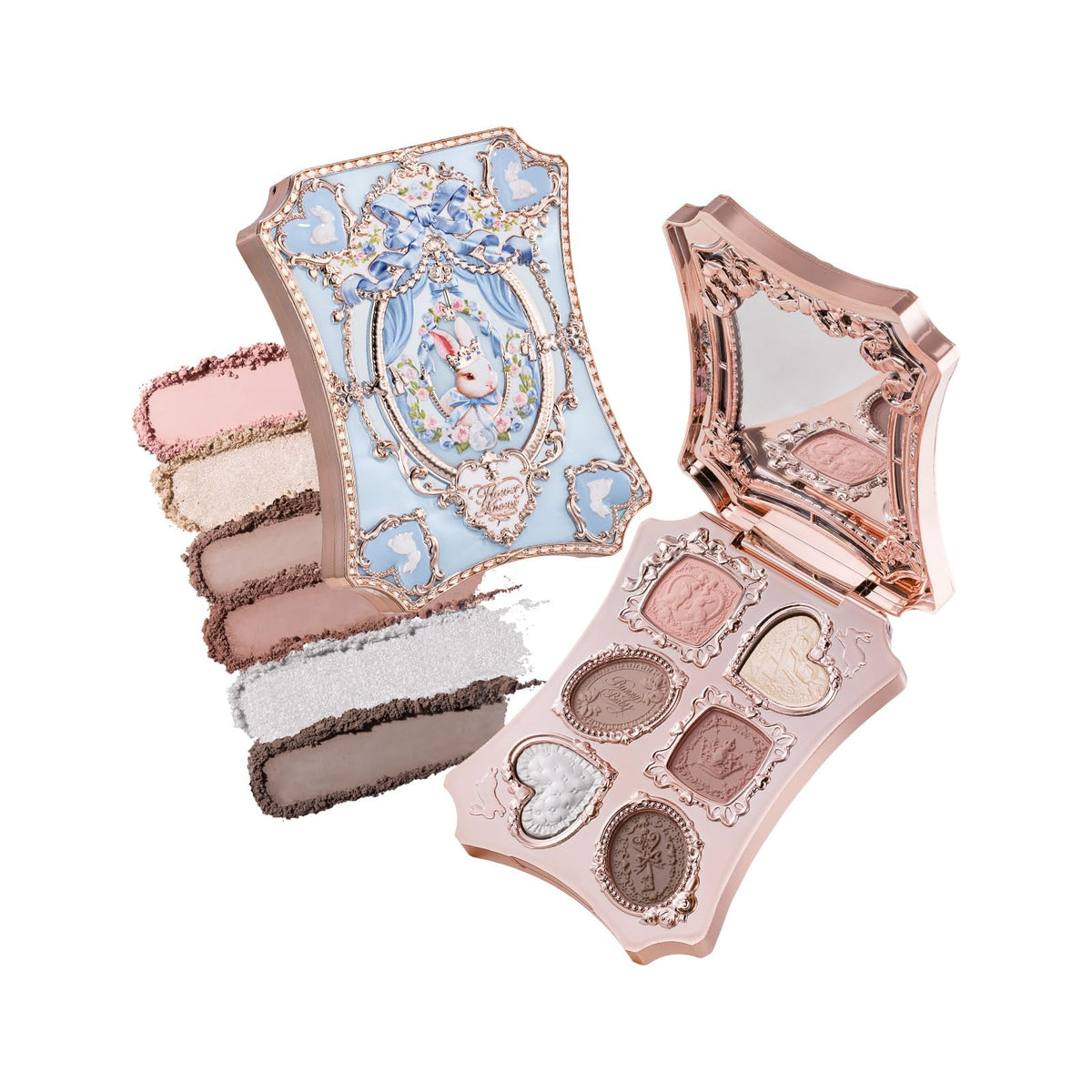 Flower Knows front packaging showing embossed bunny and floral charm, adds collectible appeal