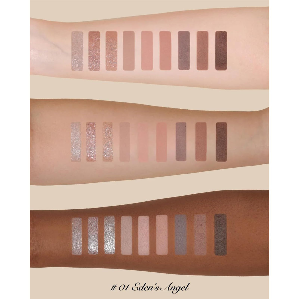 Flower Knows shimmer pan reflecting light to show luminous lid highlight benefit