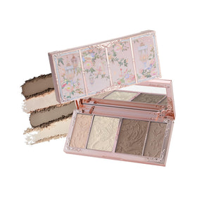 Flower Knows front compact 02 Tawny Tea showing ornate design and portability benefit