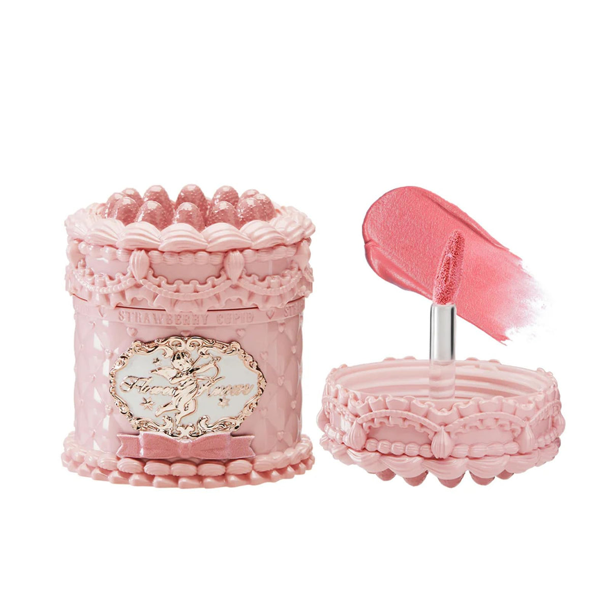 Flower Knows front packaging strawberry cream jar shows collectible design and charm