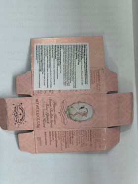 Flower Knows ingredients label closeup highlighting moisturizing components