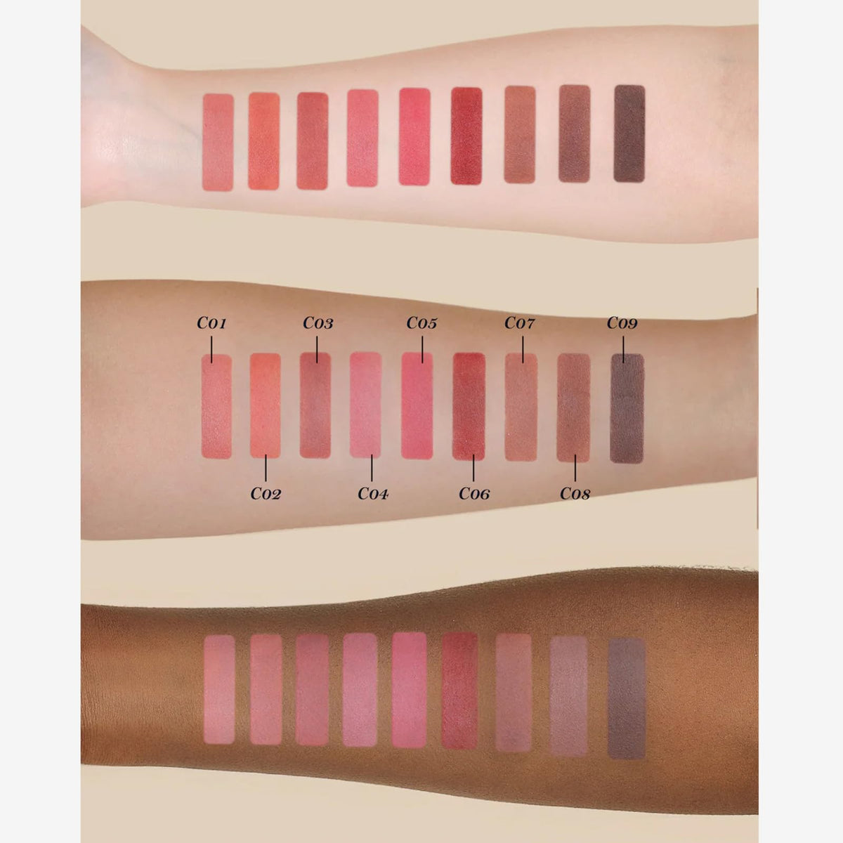 Flower Knows lipstick applied on lips demonstrating smooth, high-pigment benefit