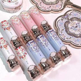 Flower Knows packaging detail focused on embossed design that highlights cultural elegance