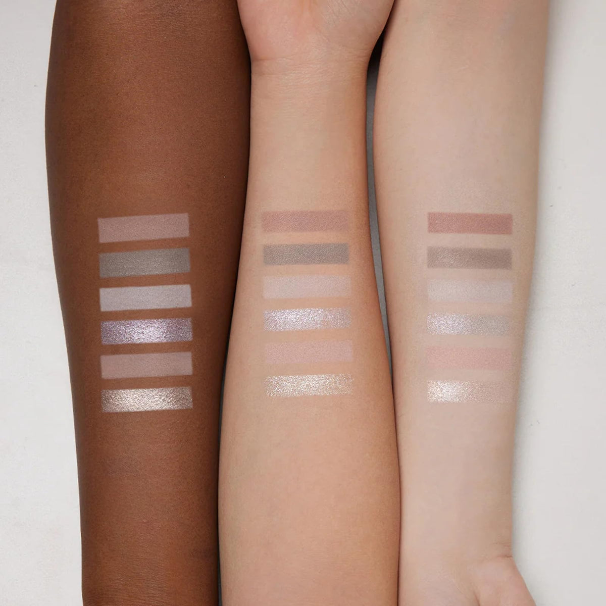 Flower Knows close-up of matte shades showing smooth blendable texture