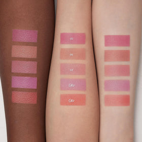 Flower Knows close-up of powder texture highlighting smooth satin finish