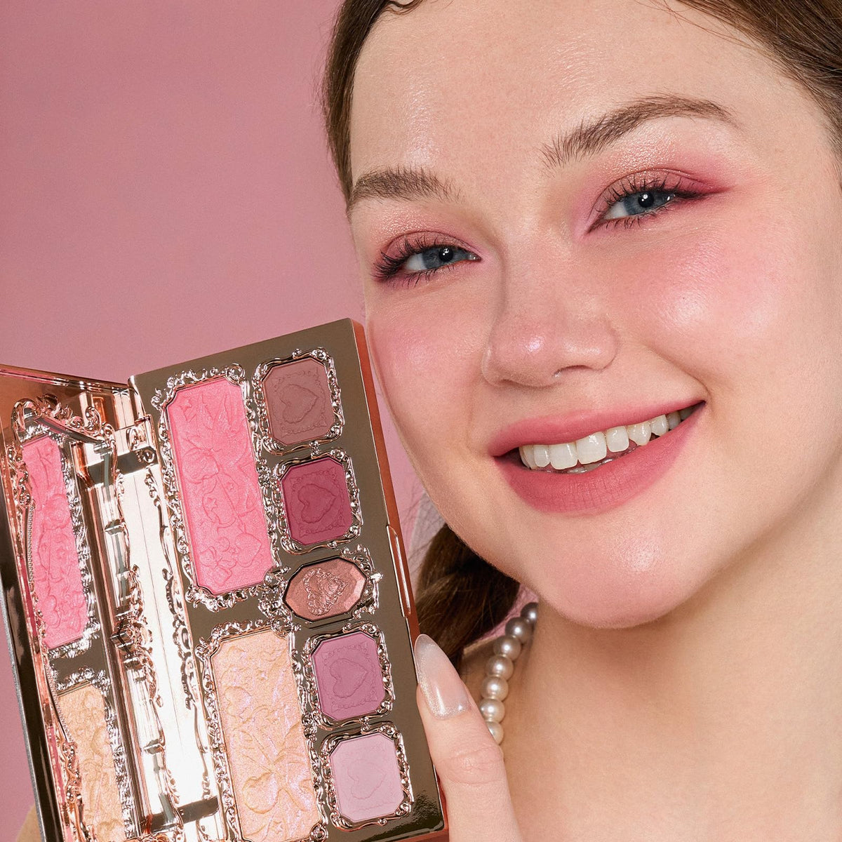 Flower Knows shimmer shade detail highlighting luminous sparkle for dimension