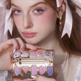 Flower Knows shimmer detail showing reflective sparkle for luminous lids