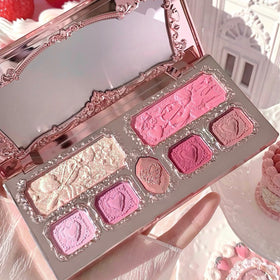 Flower Knows palette beside a coin showing compact 0.49 oz scale and portability