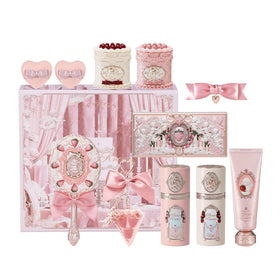 Flower Knows front packaging showing full Strawberry Cupid set, premium gift appeal