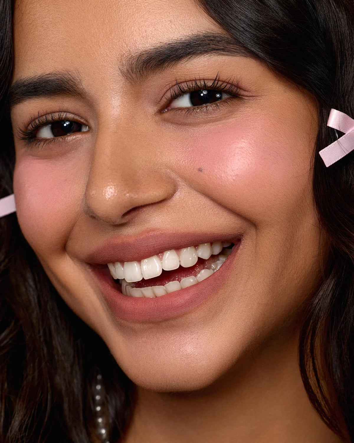 Flower Knows placed on vanity to show travel-ready compact and daily routine benefit