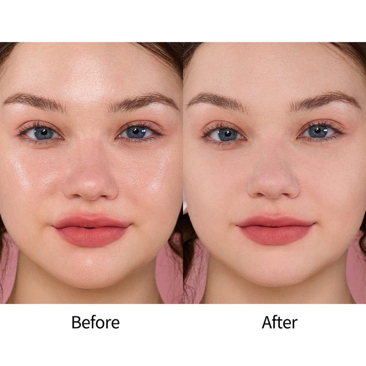 Flower Knows pressed powder close-up revealing pore-blurring texture benefit