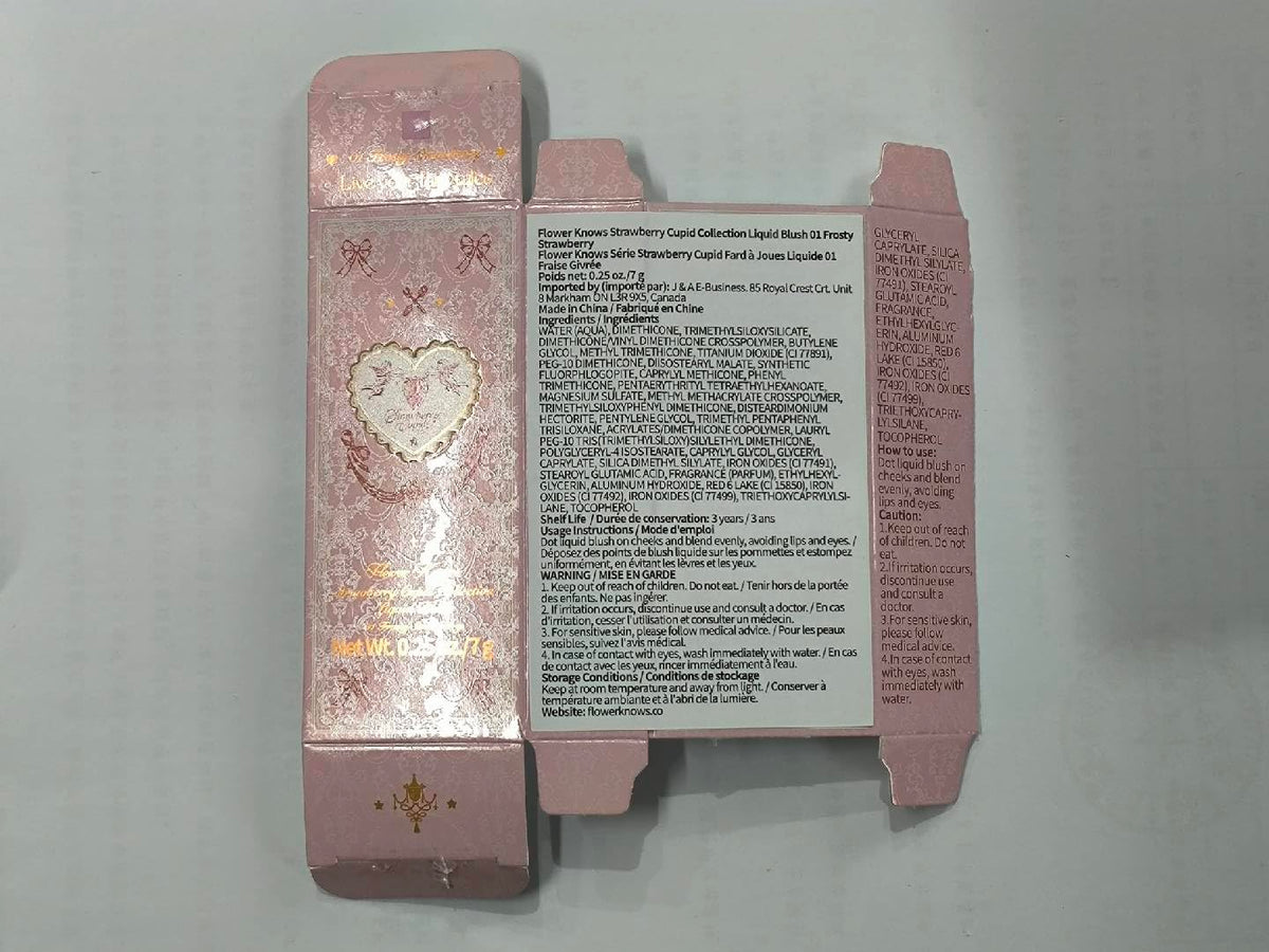 Flower Knows size comparison next to lipstick illustrating compact 0.25 fl oz portability