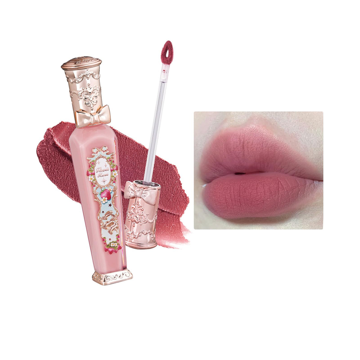 Flower Knows front packaging showing Rococo perfume-bottle case and elegant gift appeal