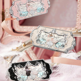 Flower Knows engraved silver detail and swan art emphasizing decorative design