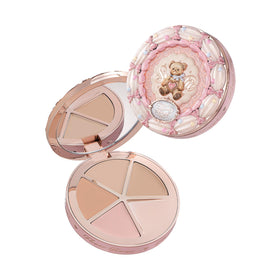 Flower Knows open palette showing four shades and compact design for easy touch-ups