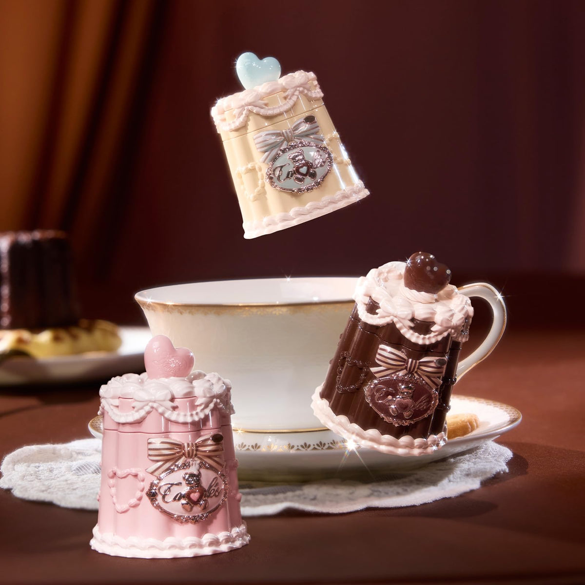 Flower Knows in makeup bag lifestyle image showing everyday portability benefit