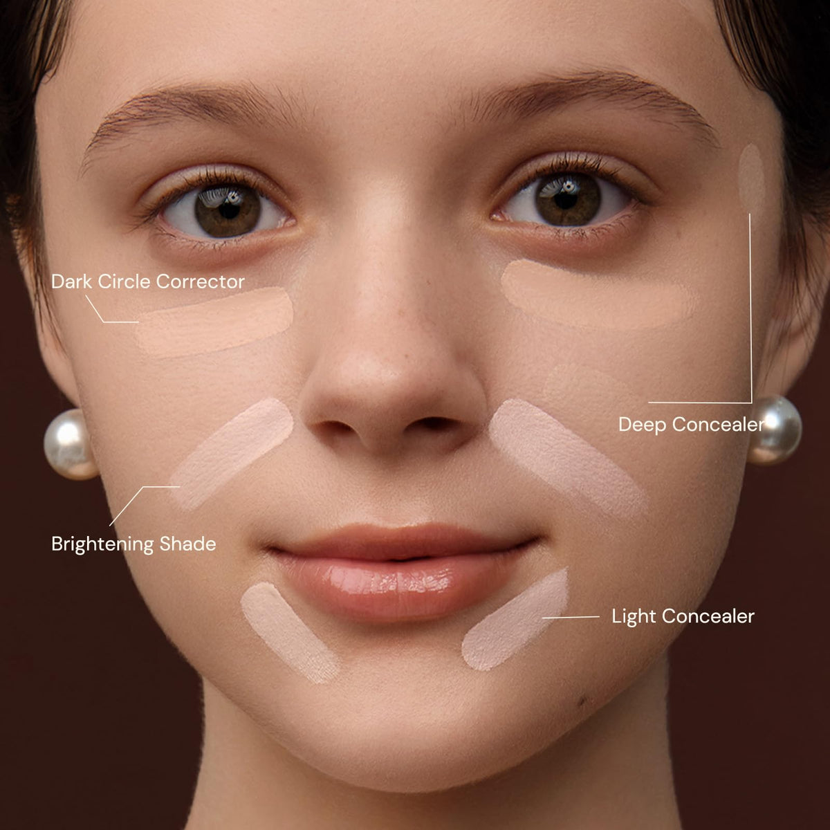 Flower Knows swatches of creamy textures demonstrating blendable, buildable coverage