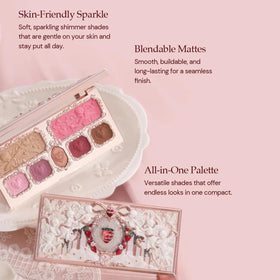 Flower Knows close-up of matte shade texture demonstrating smooth, blendable finish