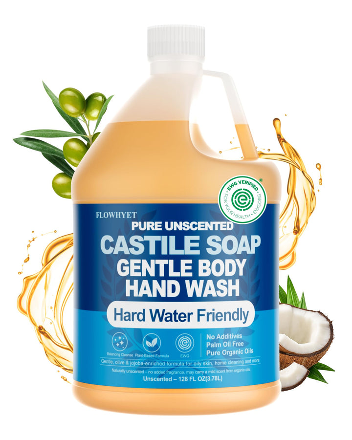 FLOWHYET front gallon bottle showing product and refill benefit