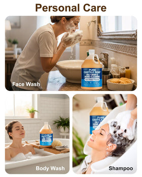 FLOWHYET bathroom refill scene emphasizing eco-friendly dispenser refills
