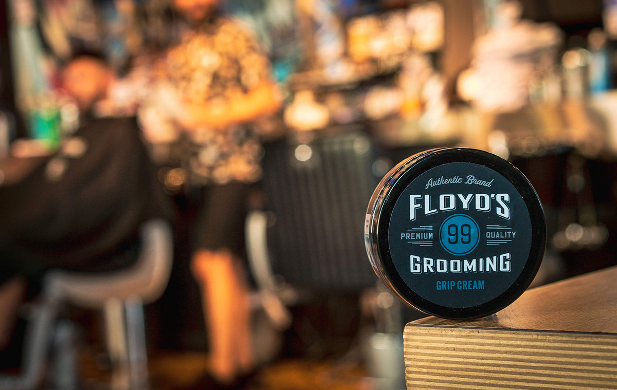 Floyd's 99 cream on hands demonstrating smooth application and control