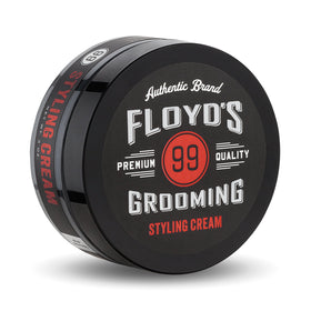Floyd's 99 jar front view showing branding and compact styling convenience