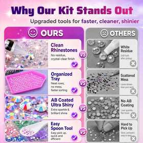 FLYEARTH nail art with rhinestone accents illustrating fine-detail embellishing