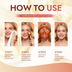 FMRFMR mask applied to model's face demonstrating even coverage benefit