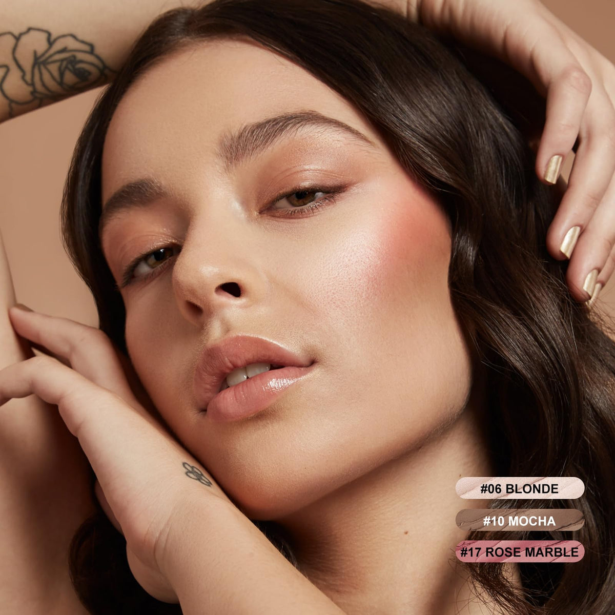 FOCALLURE bronzer stick close-up showing creamy texture and natural warmth