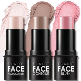 FOCALLURE front packaging showing three FAIR-LIGHT contour pens and benefits