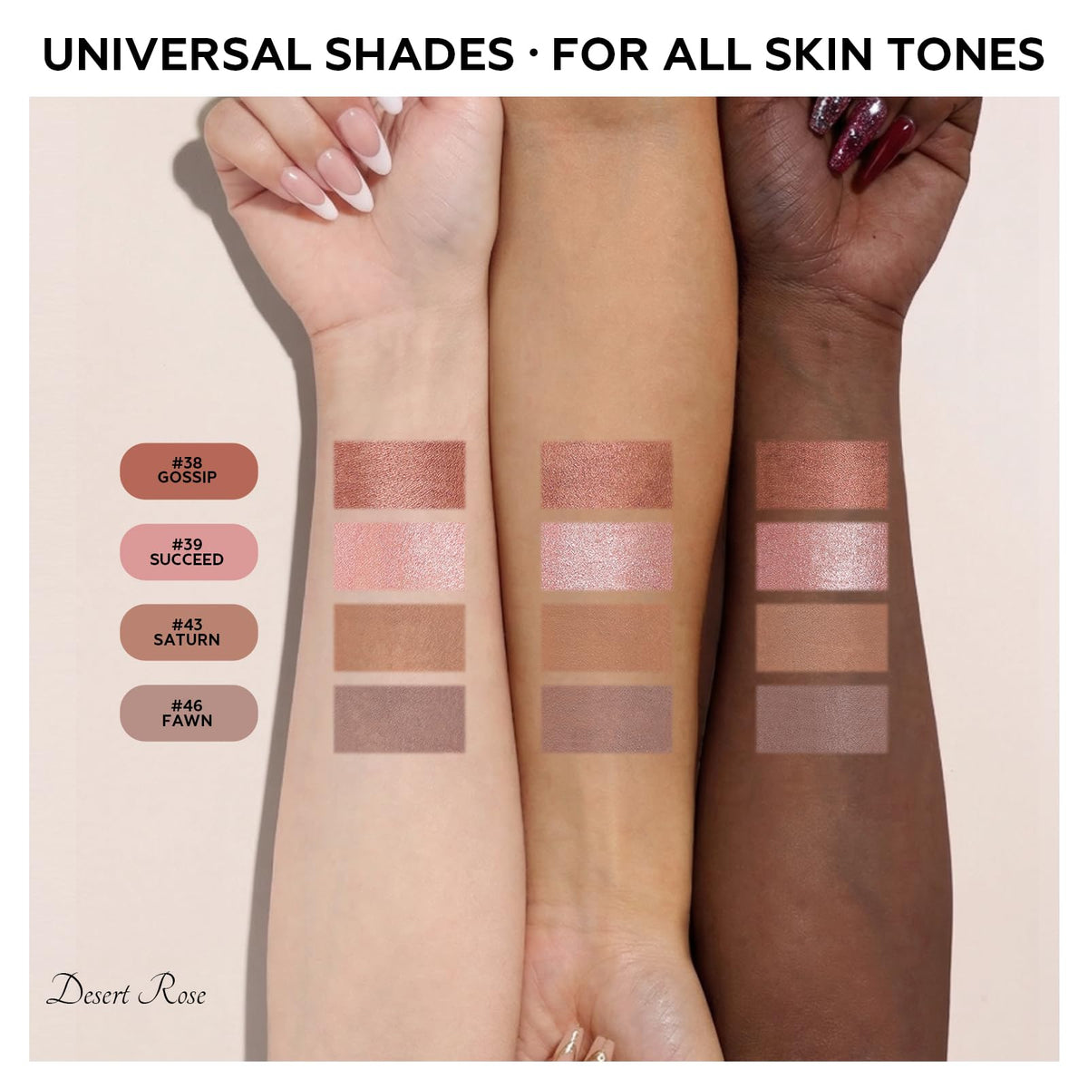 FOCALLURE sticks next to a hand illustrating true size and portable convenience