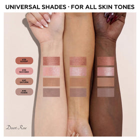 FOCALLURE sticks next to a hand illustrating true size and portable convenience