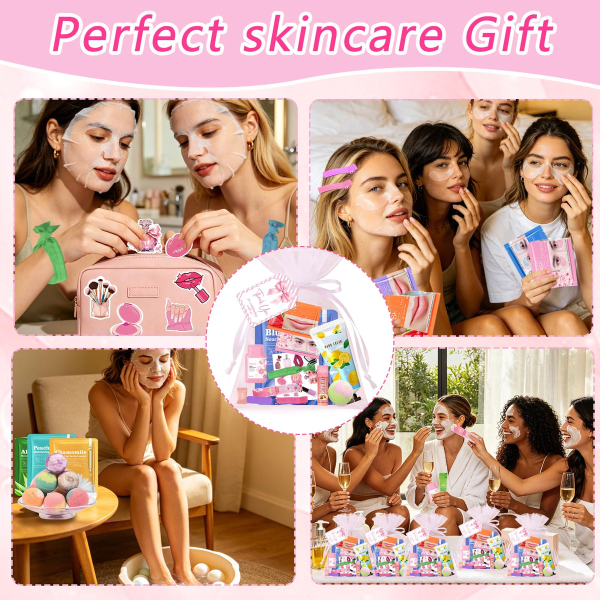 FOCone organza gift bags with stickers — polished party presentation