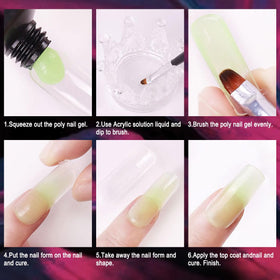 Fokostar close-up gel texture demonstrating smooth, easy-to-sculpt consistency