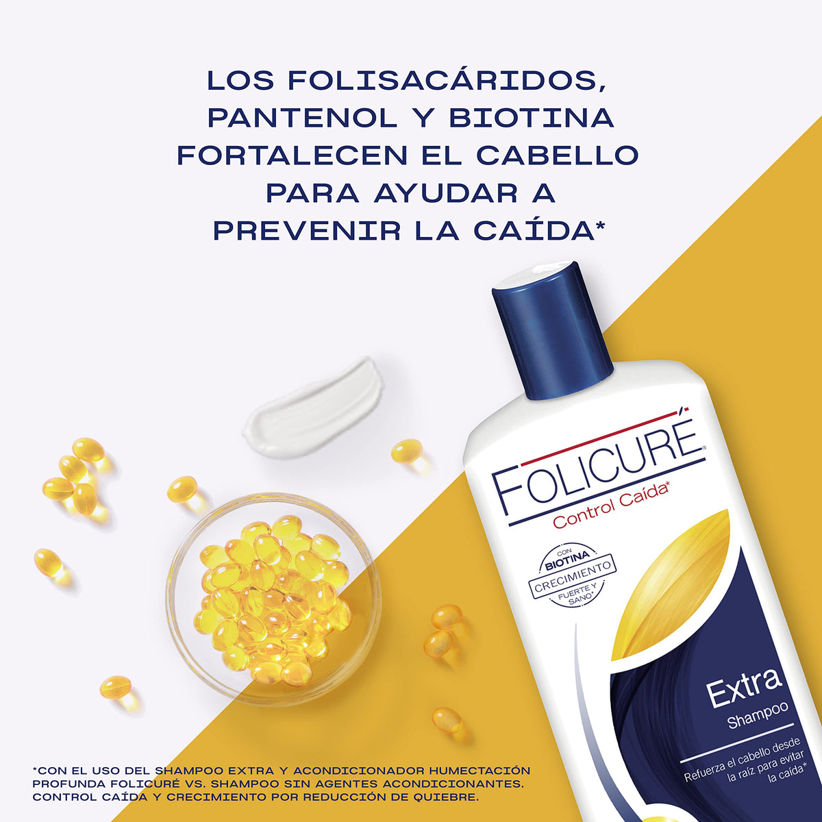Folicure two-pack staged in bathroom for routine-friendly haircare benefits