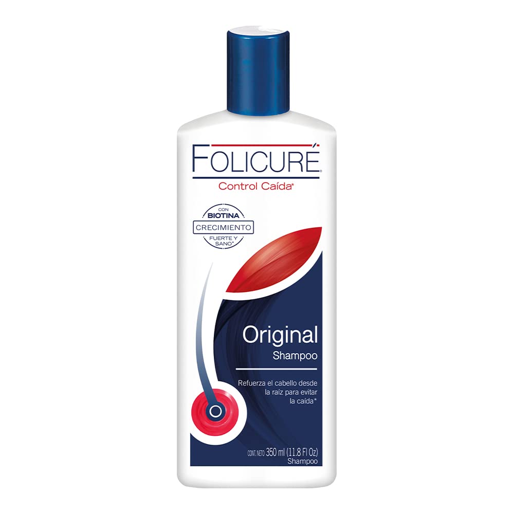 Folicure front packaging showing bottle and product name with clear benefits
