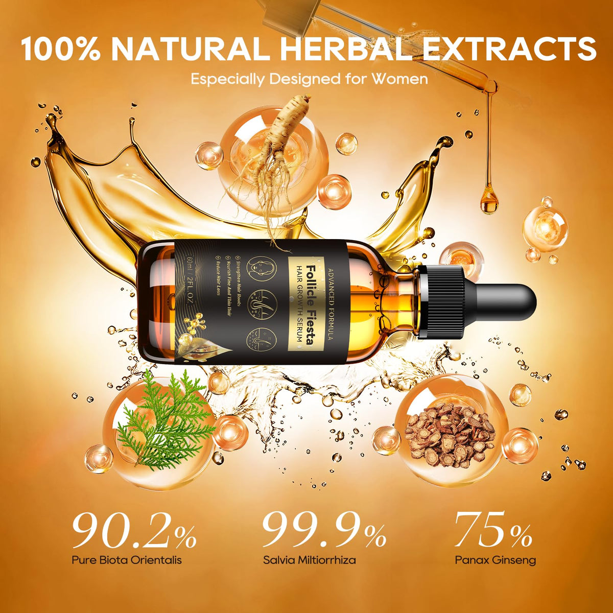 Folivive herbal extracts display highlighting natural botanical potency